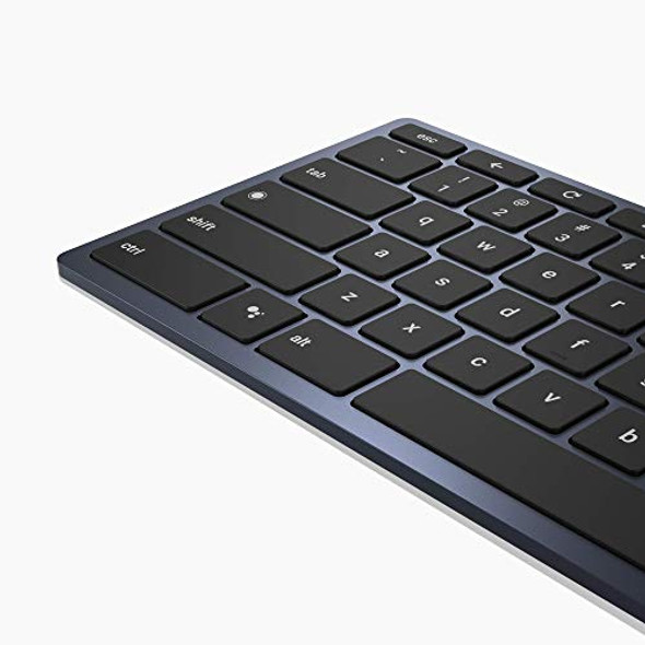 BRYDGE C-TYPE WIRELESS BLUETOOTH/USB WIRED DESKTOP KEYBOARD - MIDNIGHT BLUE