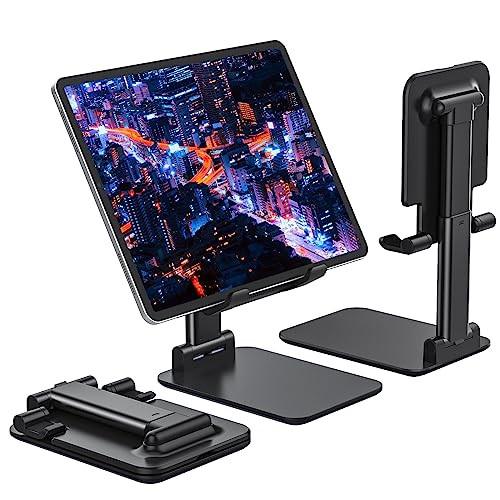 Anozer Tablet Stand Foldable & Adjustable Portable Monitor - BLACK