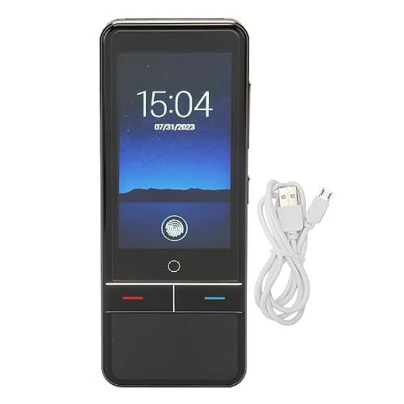 YUECOOM 3.0 INCH LANGUAGE TRANSLATOR DEVICE, PORTABLE VOICE TRANSLATION - BLACK