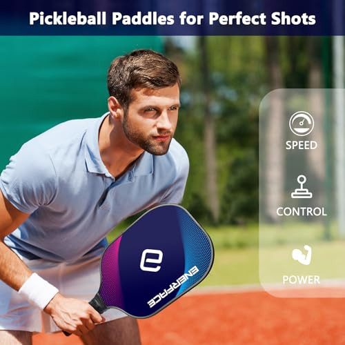 ENERFACE Pickleball Paddles Set of 2 Premium Wood Pickleball Rackets 2 Pack