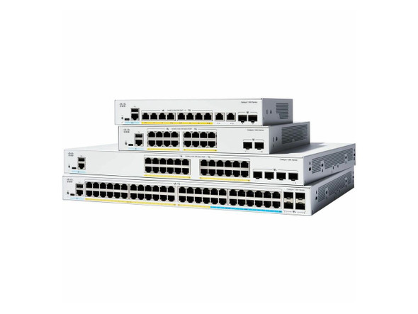 Cisco Catalyst C1300-24T-4X Ethernet Switch, 24 Ports - Manageable - 10 Gigabit