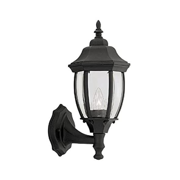 DESIGNERS FOUNTAIN TIVERTON 16.25IN 1-LIGHT OUTDOOR LINE VOLTAGE 2420-BK - BLACK
