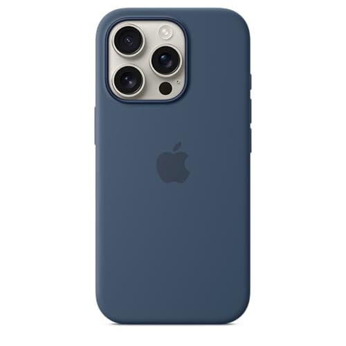 APPLE IPHONE 16 PRO SILICONE CASE WITH MAGSAFE AND CAMERA MYYK3ZM/A - DENIM