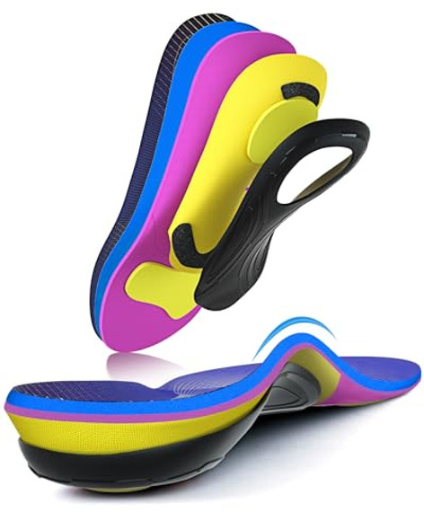 PLANTAR FASCIITIS INSOLES, HEEL ARCH, SIZE 6-7 M, 8-9 W