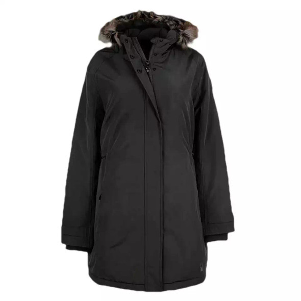 SPYDER WOMEN'S EXPLORER PARKA - SIZE: WOMEN XL - BLACK