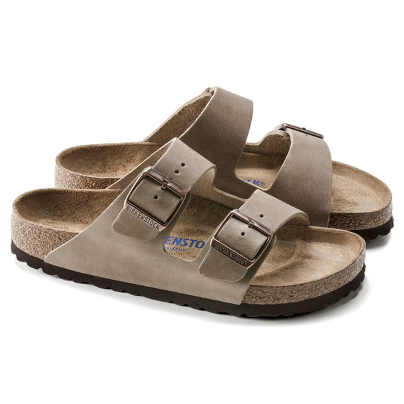 Birkenstock Unisex Arizona Sandals Tobacco Oiled Leather Size 39 Narrow
