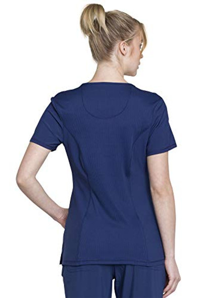 Infinity Cherokee Round Neck Nurse Scrub Tops for Women with 3 Pockets New