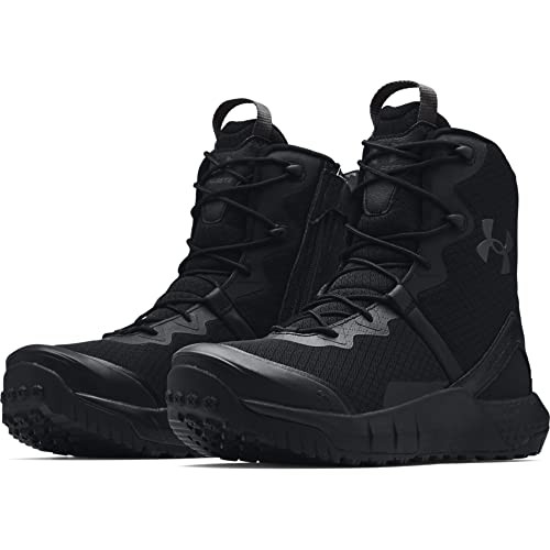 UNDER ARMOUR MEN MICRO G VALSETZ ZIP MILITARY AND TACTICAL BOOT SIZE 9.5 BLACK