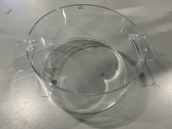 MYGIFT TB-RAC0117CLR CLEAR ACRYLIC COOLER BUCKET WITH LID, VASE, 6 HOLES - CLEAR