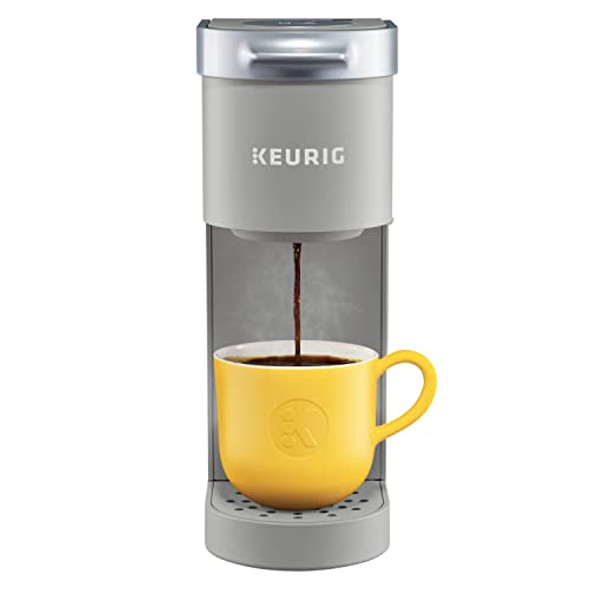 KEURIG K-MINI SINGLE SERVE K-CUP POD COFFEE MAKER, ULTRA-SLEEK DESIGN - GRAY
