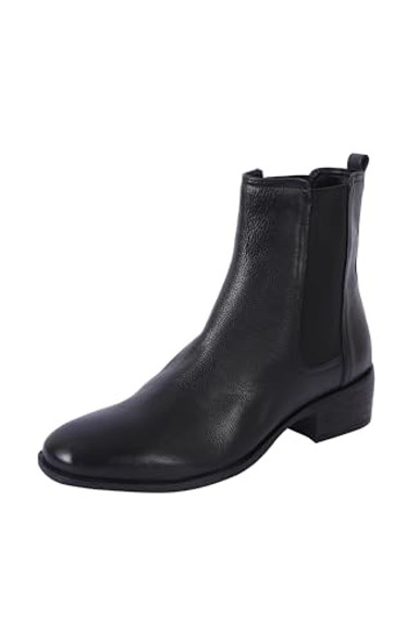 RLF8030LE KENNETH COLE REACTION WOMEN SALT CHELSEA ANKLE BOOT SIZE 9.5 BLACK