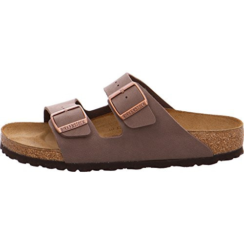 BIRKENSTOCK WOMENS ARIZONA BIRKIBUC NARROW SIZE: MEN 7 WOMEN 9 MOCHA
