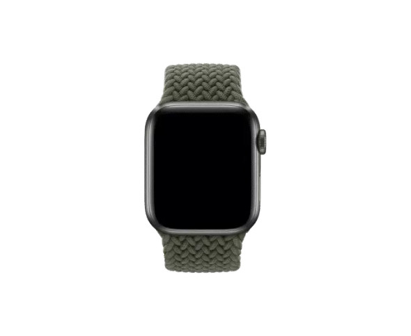 APPLE OLIVE BRAIDED SOLO LOOP - OLIVE MQYX3AM/A - SIZE 1