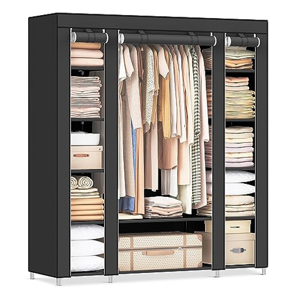SONGMICS Closet Wardrobe ULSF03H - BLACK