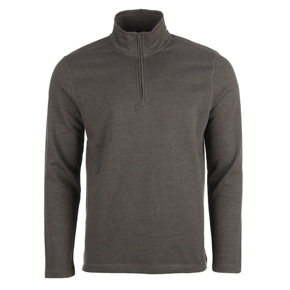 EDDIE BAUER MEN'S 1/4 ZIP PULLOVER - SIZE XL - CHARCOAL HEATHER - EM32LK662D New