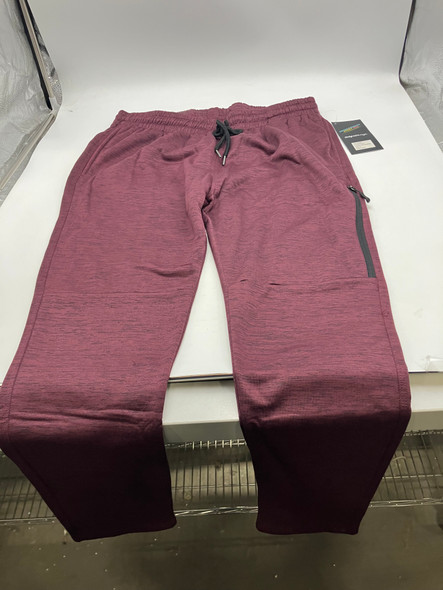 LOGAN AND MARTIN SWEATPANTS, 3 POCKETS - SIZE: MEN XL - WINE HEATHER - 211363 New