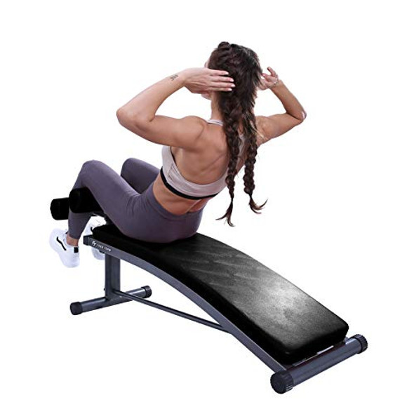 FF FINER FORM GYM-QUALITY SIT UP BENCH REVERSE CRUNCH HANDLE CURVED - BLACK FF FINER FORM GYM-QUALITY SIT UP BENCH REVERSE CRUNCH HANDLE CURVED - BLACK