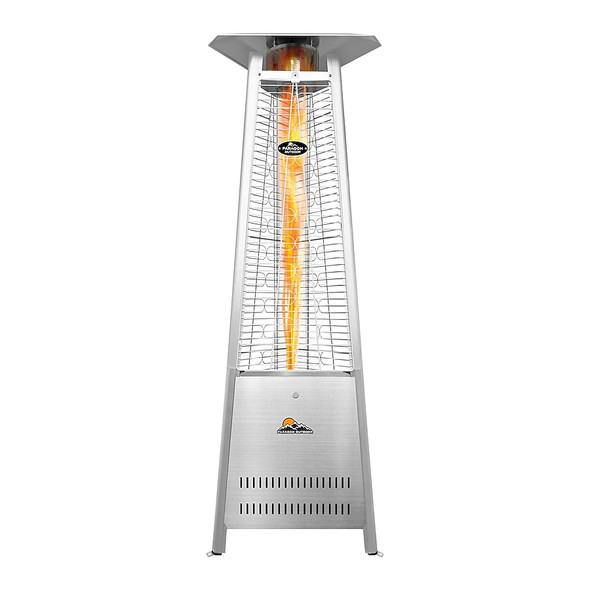 Q QUALITY BRAND COMPANY PARAGON FLOORSTANDING PROPANE HEATER - STAINLESS STEEL