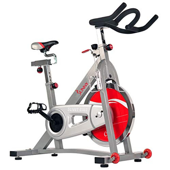SUNNY HEALTH & FITNESS BELT DRIVE PRO INDOOR CYCLING BIKE - SF-B901B - GRAY
