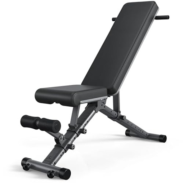 BARWING 90° Adjustable Weight Bench Workout Bench, 1000 LB Heavy Duty