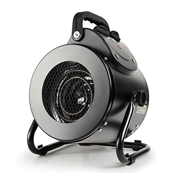 IPOWER ELECTRIC HEATER FAN PORTABLE HEATER WITH OVERHEAT PROTECTION BLACK