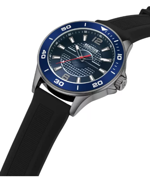 KENNETH COLE REACTION ANALOG WATCH KRWGM9007102 - FOR MEN - BLACK/BLUE KENNETH COLE REACTION ANALOG WATCH KRWGM9007102 - FOR MEN - BLACK/BLUE