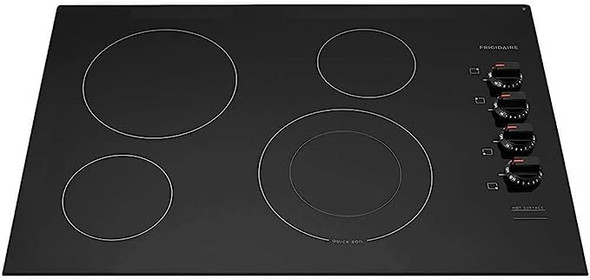 Frigidaire 30" Electric Smoothtop Cooktop 4 Elements FFEC3025US - BLACK