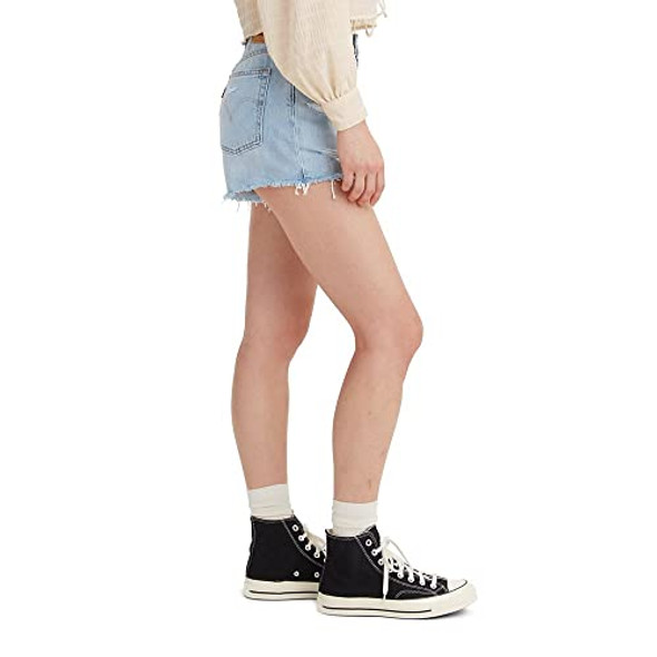 56320269 LEVI'S 501 WOMEN'S SHORTS MEDIUM INDIGO SIZE 33 New