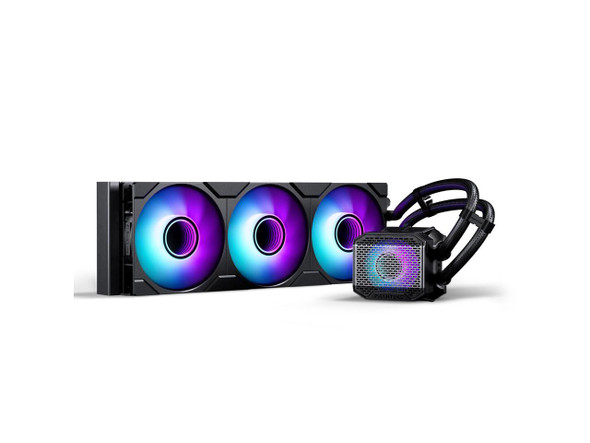 Phanteks Glacier One 360M25 G2 AIO Liquid CPU Cooler, Black, RGB Pump Cap