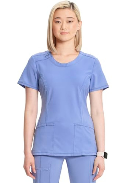 INFINITY CHEROKEE ROUND NECK NURSE SCRUB TOPS WOMEN XL CIEL New