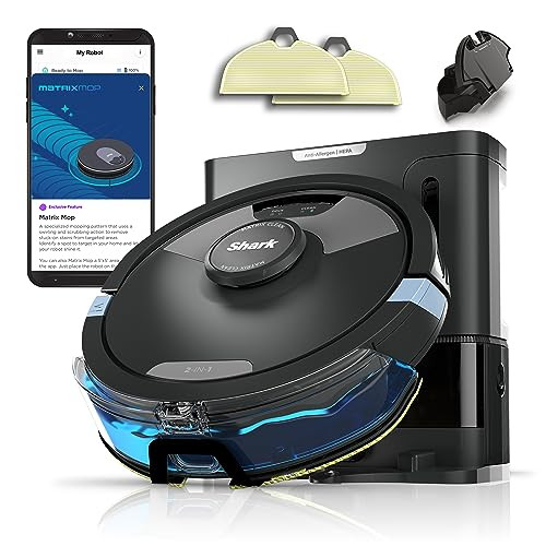 SHARK MATRIX 2-IN-1 ROBOT VACUUM AND MOP WITH XL HEPA SELF-EMPTY BASE - Black