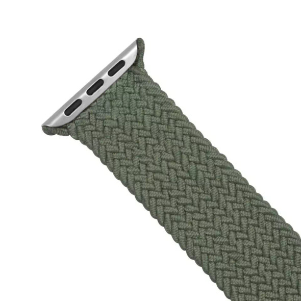 APPLE WATCH BRAIDED SOLO LOOP 45MM MR193AM/A - SIZE 8 - OLIVE