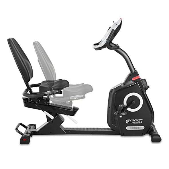 CIRCUIT FITNESS RECUMBENT MAGNETIC EXERCISE BIKE AMZ-587R - BLACK CIRCUIT FITNESS RECUMBENT MAGNETIC EXERCISE BIKE AMZ-587R - BLACK