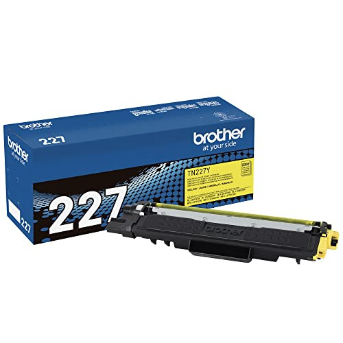 Brother Genuine TN227Y, High Yield Toner Cartridge, Replacement Yellow Toner New