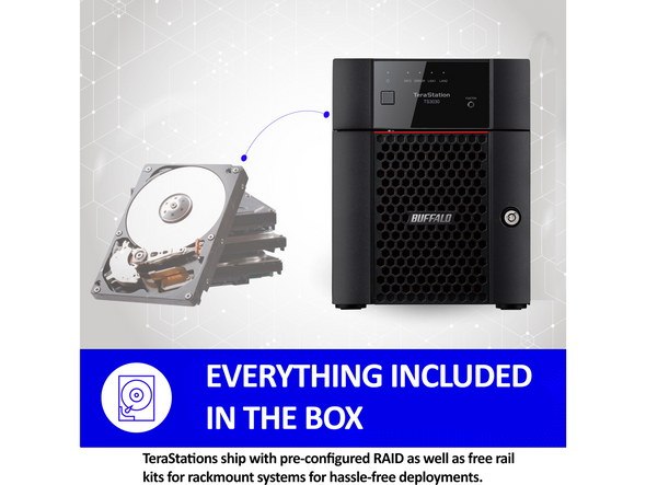 BUFFALO TS3430DN0804 8TB (4 x 2TB) Network Storage