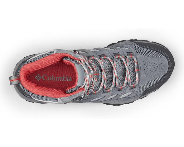 COLUMBIA CRESTWOOD MID WATERPROOF SIZE: WOMEN 12 - GRAPTHITE/DAREDEVIL COLUMBIA CRESTWOOD MID WATERPROOF SIZE: WOMEN 12 - GRAPTHITE/DAREDEVIL
