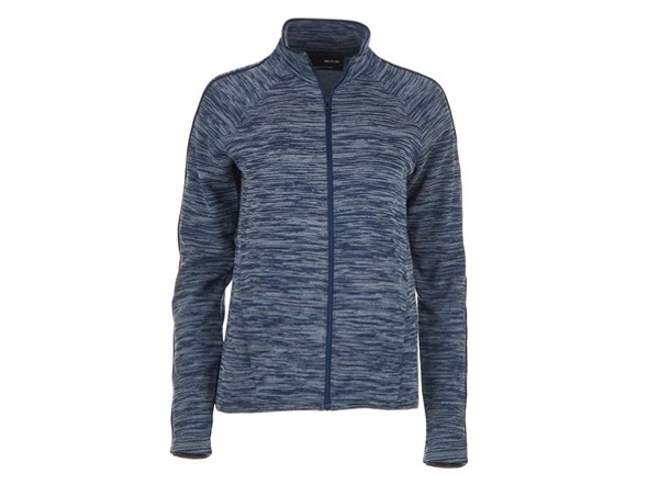 UNDER ARMOUR WOMEN'S TEMPO FLEECE FULL ZIP - SIZE: WOMEN L - ACADEMY HEATHER New