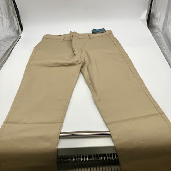 BLUE ICE PREMIUM CLOTHING MEN’S CHINO DRESS PANTS - SIZE: MEN 34 - KHAKI New