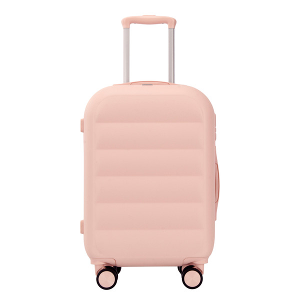 LIOR 3-PIECE LIOR LUGGAGE SET WITH TSA LOCKS, 20", 24" & 28" - PINK