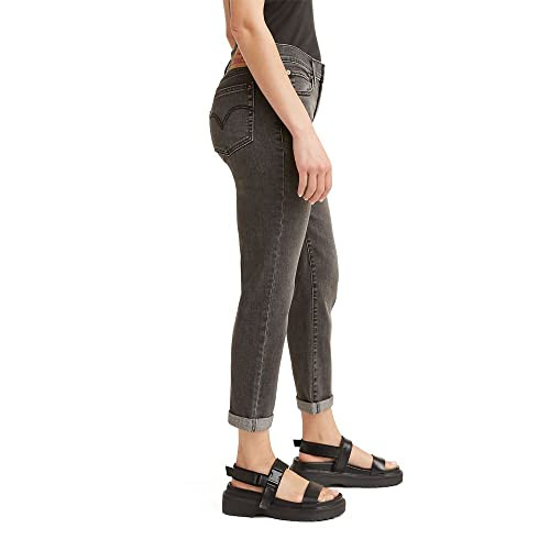 LEVI'S WOMEN'S NEW BOYFRIEND JEANS SIZE: WOMEN 29X27 NIGHT IS YOUNG/ BLACK New