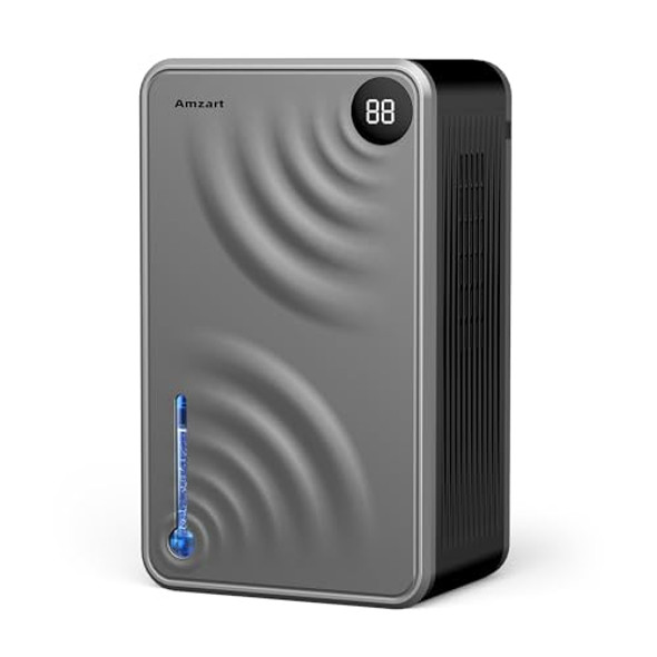 AMZART DEHUMIDIFIER, 118OZ, 950 SQ.FT, RX02 - GRAY/BLACK