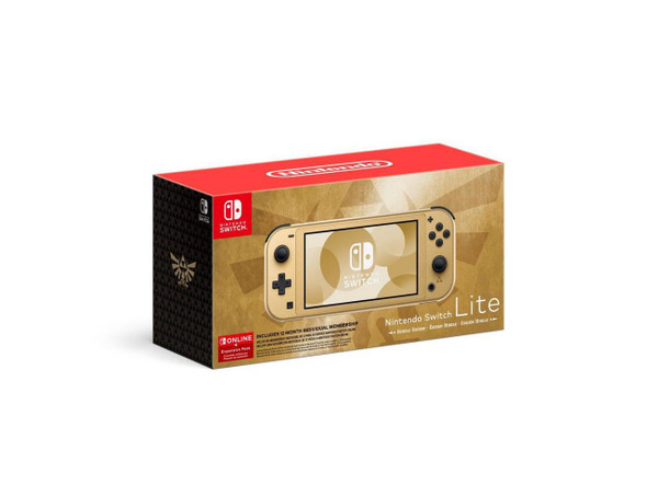 Nintendo Switch™ Lite: Hyrule Edition with Bonus Nintendo Switch Online +