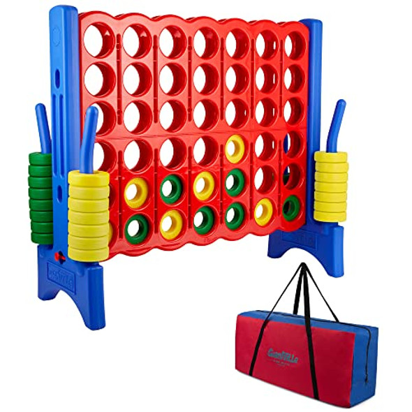 GIANTVILLE GIANT 4 IN A ROW CONNECT GAME 2024 VERSION RED/BLUE GIANTVILLE GIANT 4 IN A ROW CONNECT GAME 2024 VERSION RED/BLUE
