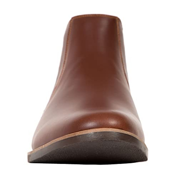 24154 DEER STAGS MEN'S ROUTER CHELSEA BOOT WIDE WIDTH REDWOOD SIZE 11.5W