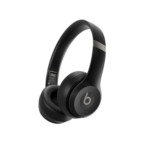 Beats Solo 4 Wireless Bluetooth On-Ear Headphones MUW23LL/A Matte Black