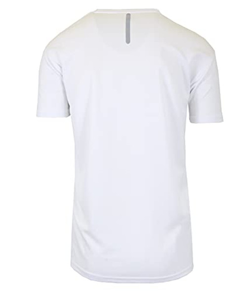 GALAXY BY HARVIC MEN MALE PERFORMANCE ACTIVE SHORT SLEEVE MUSCLE TEE WHITE M New