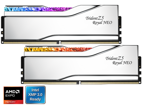 G.SKILL Trident Z5 Royal Series 64GB (2 x 32GB) 288-Pin PC RAM DDR5 6000 (PC5