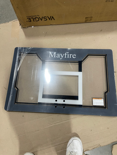 MAYFIRE BASKETBALL HOOP OUTDOOR PORTABLE SYSTEM 33" BACKBOARD 33MFZ2T-G - GRAY