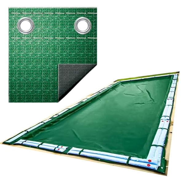 SWIMLINE HYDROTOOLS Supreme Guard Heavy Duty Winter Pool Cover Green/Black