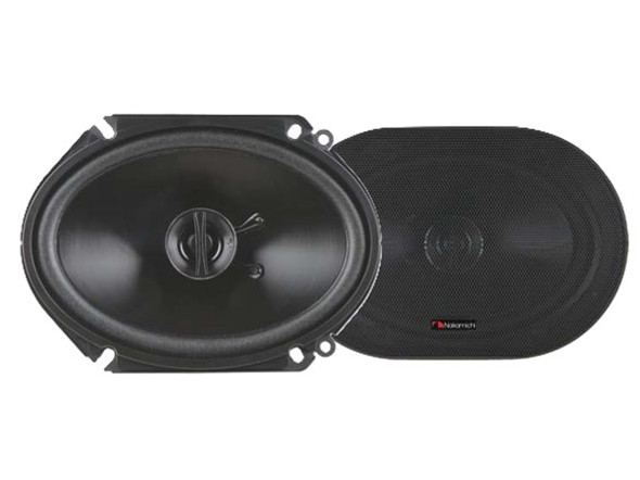 NAKAMICHI 6×8" 2-WAY SPEAKERS 55W RMS 350W PEAK POWER 4Ω (PAIR) - BLACK